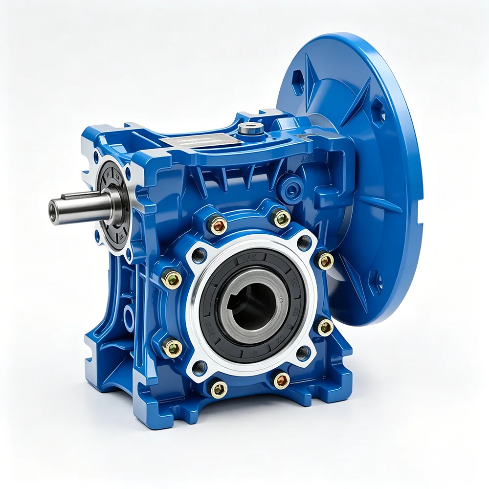 Customizable NMRV 30-150 Worm Gearbox 0.25-1.5kW RV Worm Gear Speed Reducer for Electric Motor