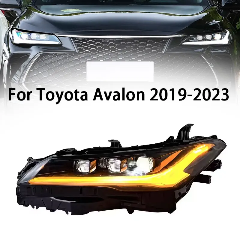 

Автомобильная фара для Toyoto Avalon 2019-2023, обновленная автомобильная фара, светодиодная фара, обновленная DRL, динамическая сигнальная лампа, налобная лампа