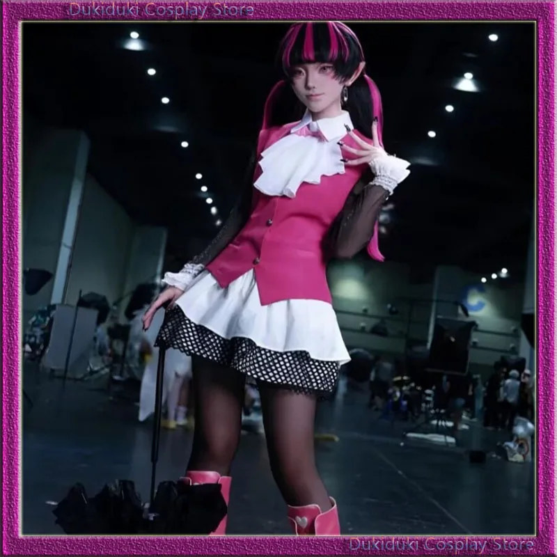 

Monster High School Character Cos Elf High School Deculera Cos Costume Full Women Costume Anime Costume Carnival Comic Con Suit