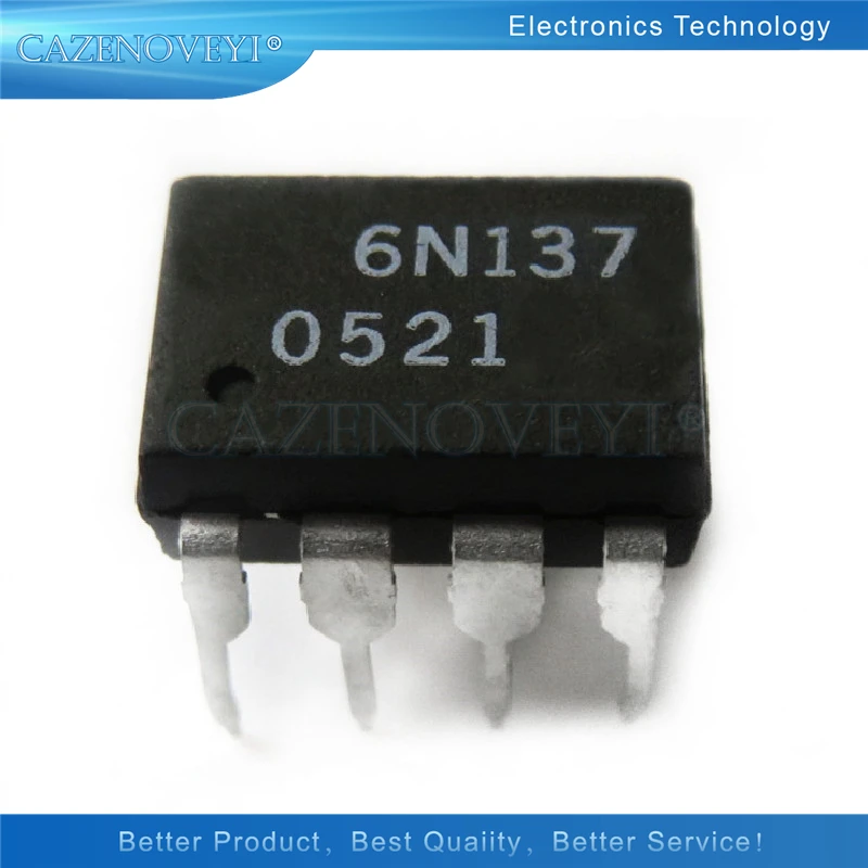 10pcs/lot 6N137 DIP-8 In Stock