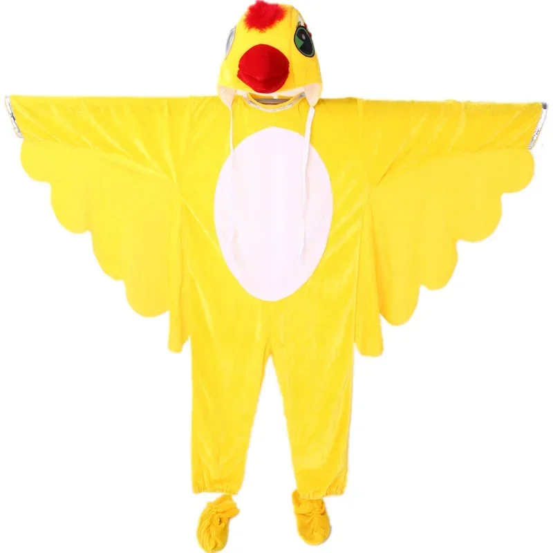 Kids Adults  Animal Bird Oriole Parrot Swallow Eagle Woodpecker Cosplay  Fancy Dress Jumpsuit Costume Gifts Set Halloween view 5