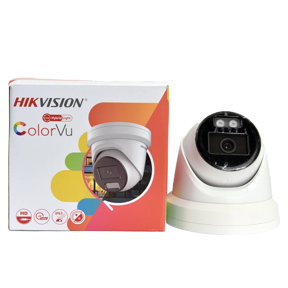 Hikvision 8MP IP Camera DS-2CD2387G2H-LISU/SL Smart Hybrid Light ColorVu Turret 4MP DS-2CD2347G2H-LISU/SL Built-in 2-Way Audio