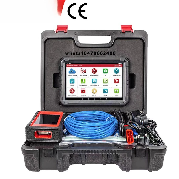 Environmental Diagnostics  X431 PRO3S+ Elite Car Diagnostic Scanner for New Energy Oil Vehicles Current Tester