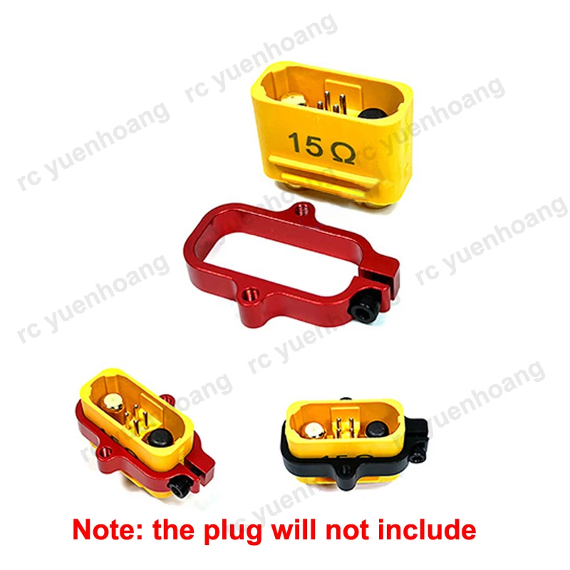 2PCS AS150U Stecker Festen Sitz Aluminium Legierung Anti-Funken Batterie Stecker für 4/6/8-Achsen/multi-Rotor Drone Anschluss Teil