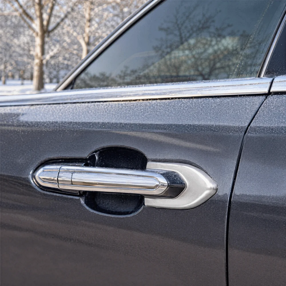Silver Door Handle Cover ABS 13599547 Exterior Handle Trim Shell Side Handle Decor Lid for Cadillac ATS/XTS/CTS/CT6/XT5