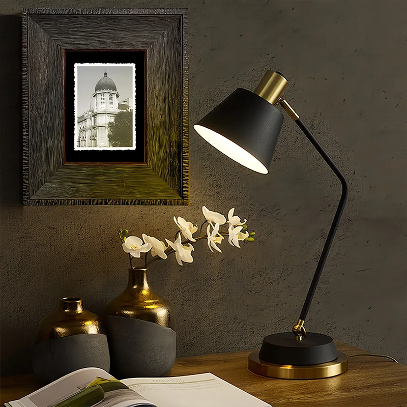 

Quality desk lamp, guest room living room study office bedroom bedside led eye protection decorative table lamp