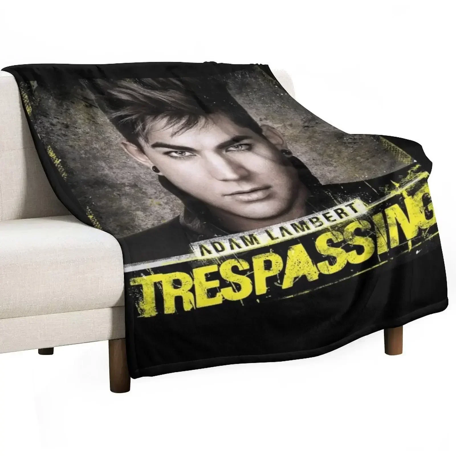 Trespassing Throw Blanket Decorative Sofa wednesday Sofas Blankets