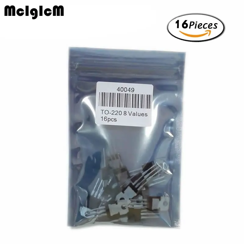 8value*2=16PCS 7805 7809 7812 7815 7905 7912 7915 LM317 to-220  transistor kit assortment