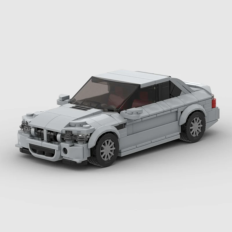 Moc Speed Champions Cars Racers Building Blocks Sets City Vehicle Kids Boy Toys Sport Supercar Creative DIY Technique M3 CSL E46