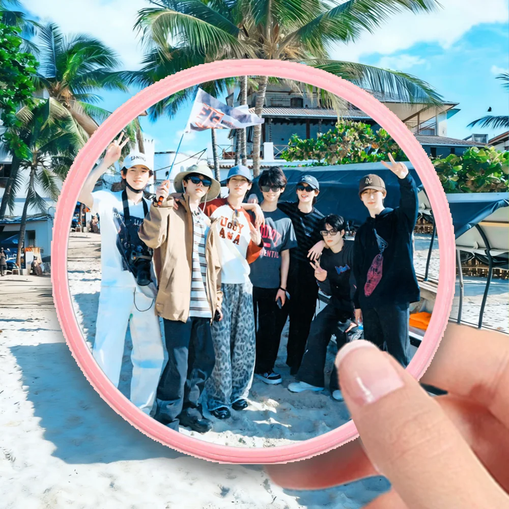 

7.5cm/9.5cm Mini Round Mirror Travel Selfie Mirrors Portable Convex Wide-angle Spherical Handheld Mirror for IPhone Samsung