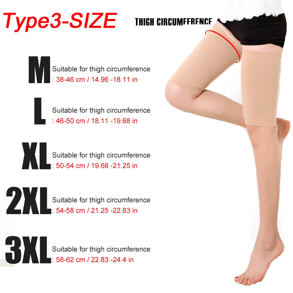 Open Toe Knee-High Compression Stockings Varicose Veins Stocking Compression Brace Wrap Shaping for Women Men 18-21mm