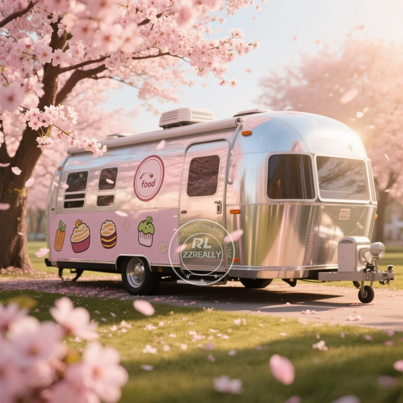 공장가 스테인리스 스틸 푸드트럭 핫도그 카트 케이터링 트레일러 풀 키친 푸드 카트