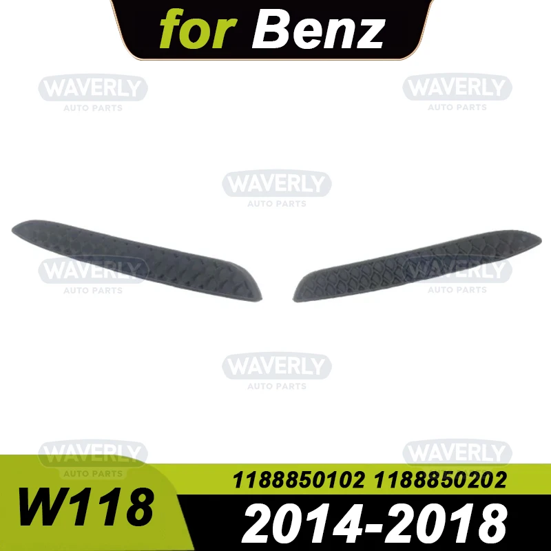 

Для Mercedes Benz черный передний бампер противотуманные фары решетки OEM 1188850102 1188850202 левый правый Cla X118 W118 Amg