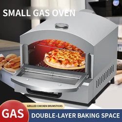 Gas Stainless Steel Grilled Steak Machine Pizza Oven Commercial Outdoor Baking Oven for Sale 10L