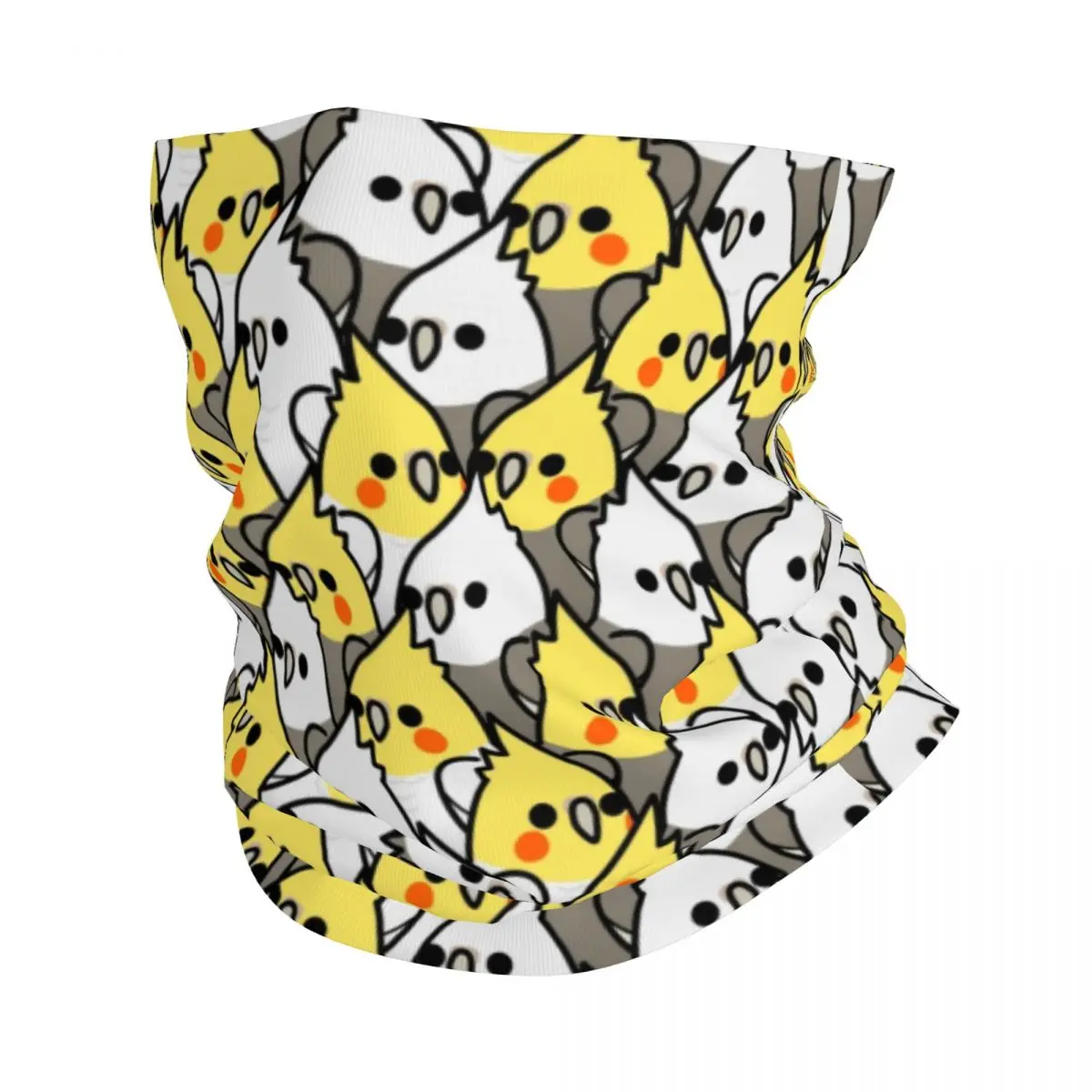 Parrot Birds Cockatiel Squad Bandana Winter Neck Warmer Women Windproof Wrap Face Scarf for Ski Animal Gaiter Headband