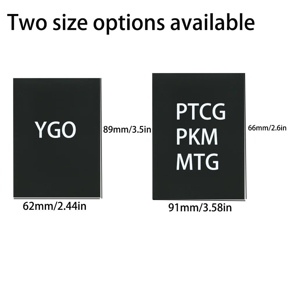 

Premium Custom Card Sleeves: Holographic/Matte/Glossy 62x89&66x91mm Protective Cover for Anime/Trading/ Board Game Cards