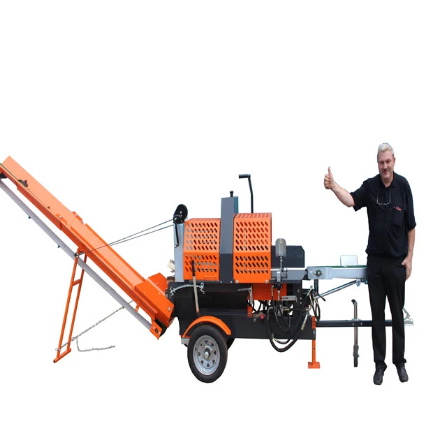 Mobile Affordable Firewood Processor with chainsaw Fire Wood Processor Machine