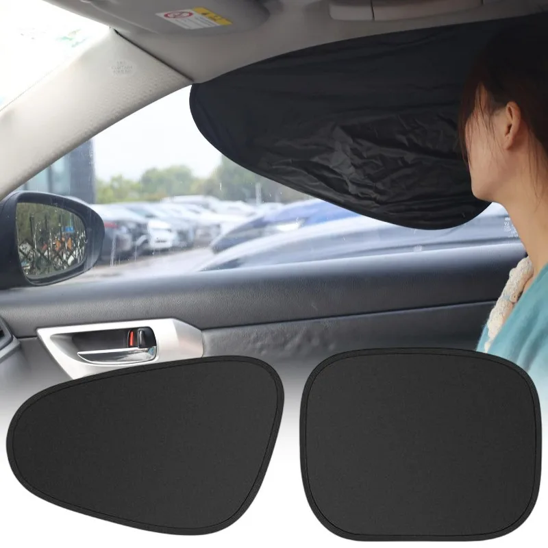 

Car Side Window Electrostatic Sun Visor Sun Shade Curtains Anti-Glare UV-Blocker Auto Sun Protection Cover Suns Visors