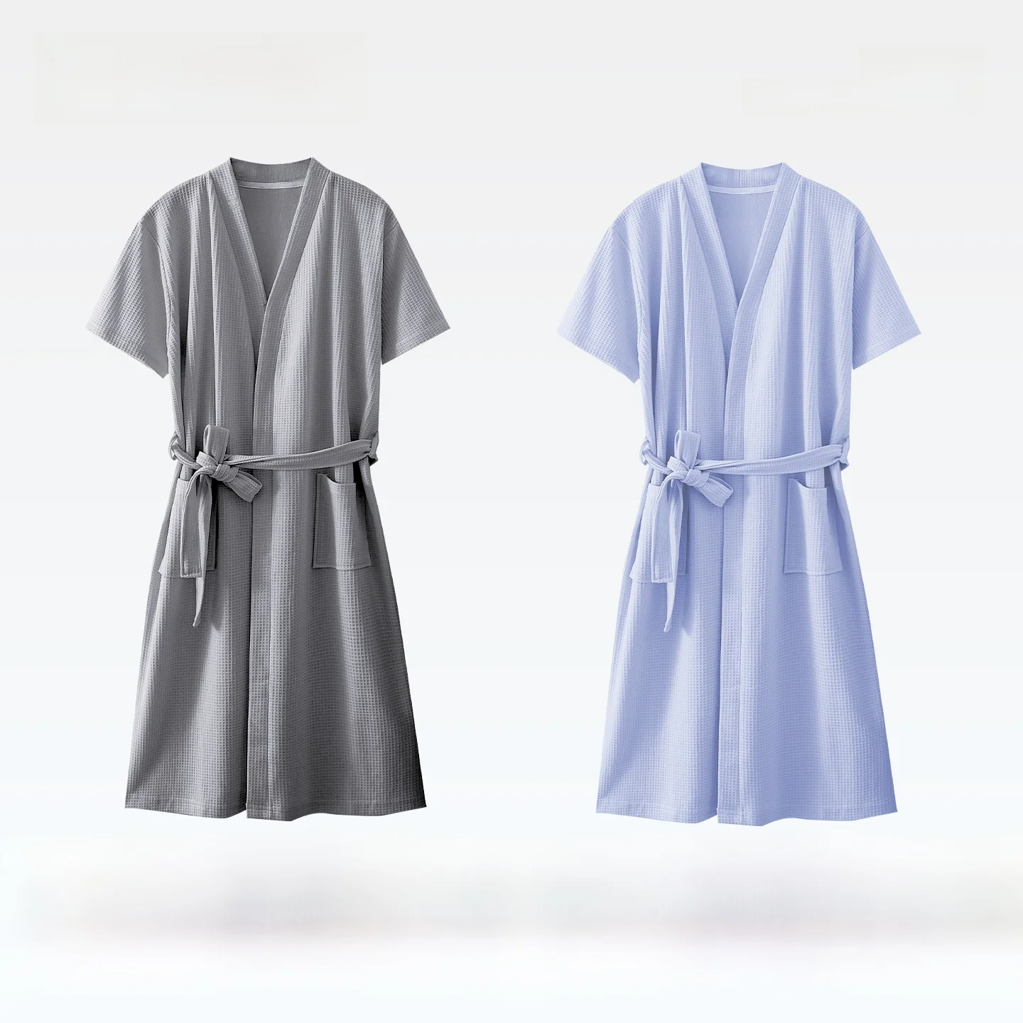 (2-pack) hemp gray + sky blue
