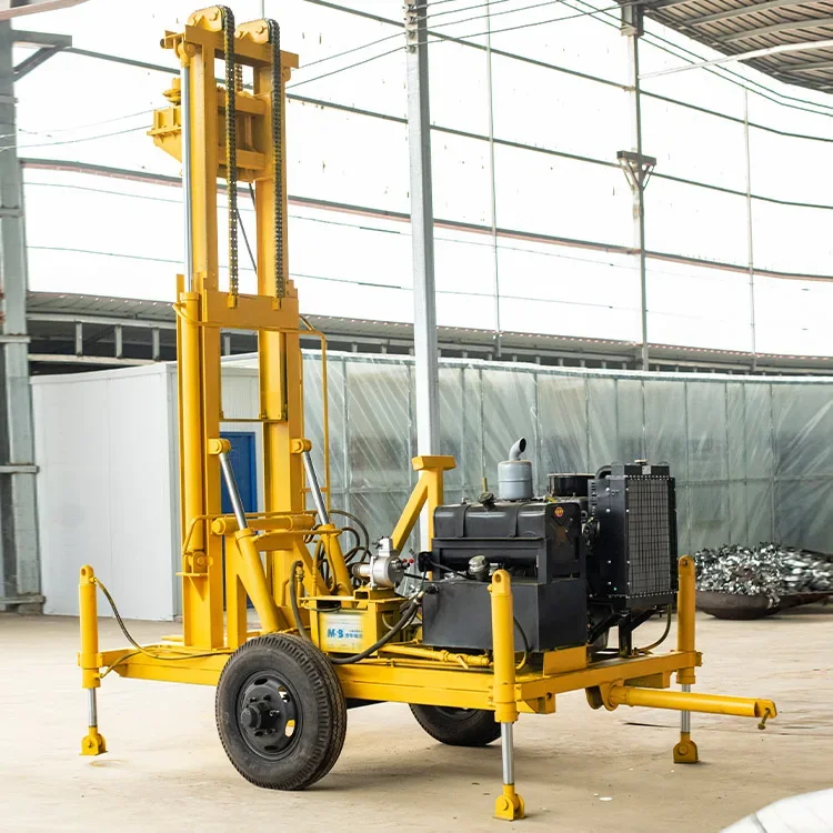 Best selling hydraulic water well drill rig electric water well drilling machines