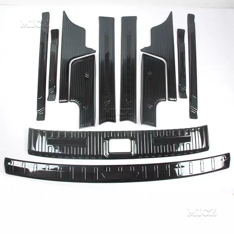 

For Nissan PATHFINDER - 2024 Stainless Steel Rear Bumper Protector Sill Trunk Tread Plate Trim Car Accessories