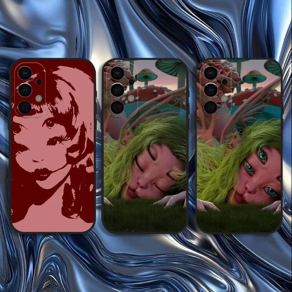 

Singer M-Melanie Martinez Phone Case For Samsung S25,S24,S21,S22,S23,S30,Ultra,S20,Plus,Fe,Lite,5G Black Cover