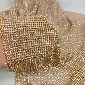 DIY Crystal Dress, JUST Gold Rhinestone Sheet, Gold Crystal Fabric, Gold Rhinestone 2024 Fabric