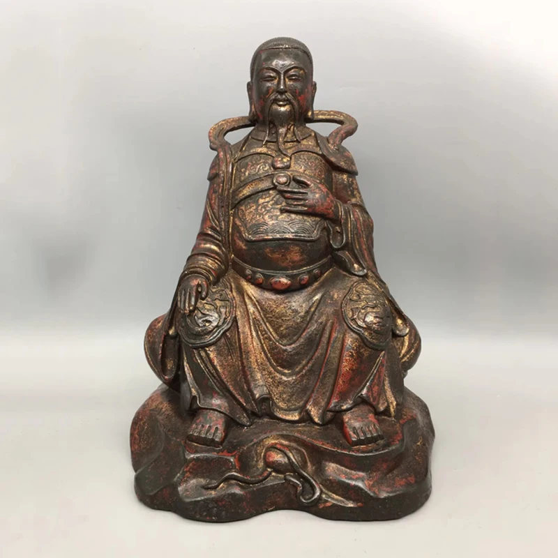 

Exquisite Collection of Chinese Antique Gilt Bronze Statues of Zhenwu the Great. Decorations