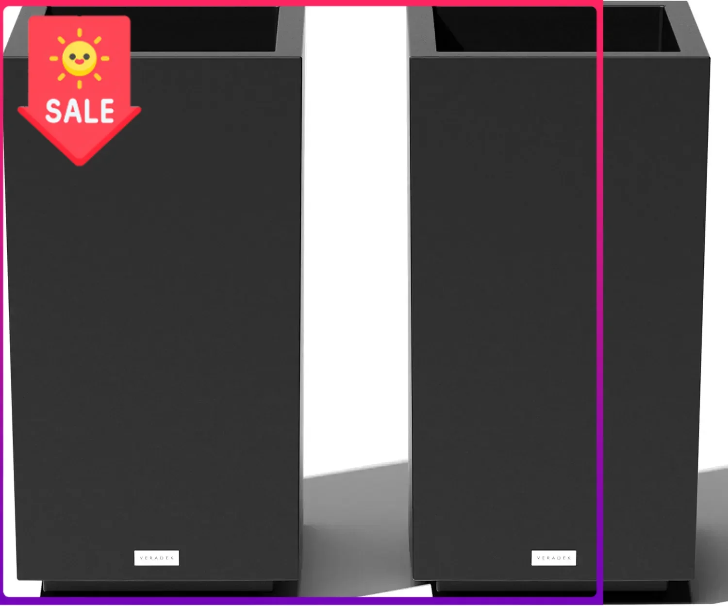 

Горячая распродажа: Кашпо на подставке - высокое кашпо для использования в помещении или на улице, на веранде | Всепогодное использование со съемным вкладышем-ведром | Режим