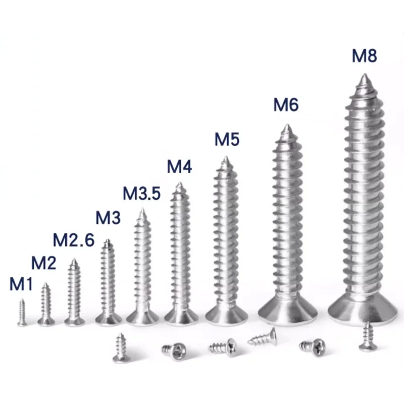 

Wood Screws Plate Head Tower Flat Screws M1 To M8 Galvanized Cross-shaped Flat-bottomed Wooden Screws for Frame Structure