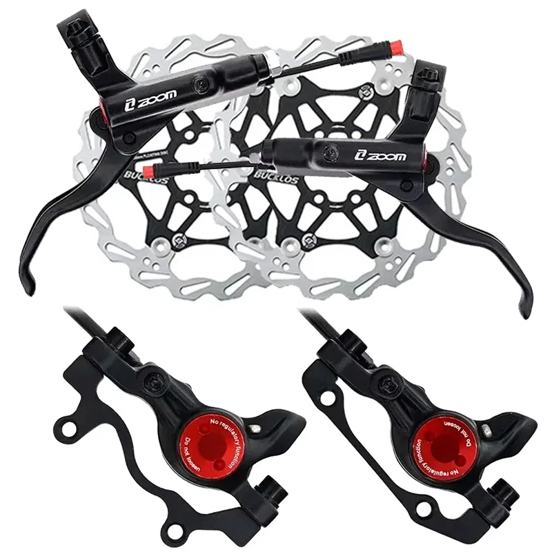 

Гидравлический тормозной комплект ZOOM E-BIKE, 2 поршня, электрический скутер, складной велосипед Power Off Ebrake, 1100/1850 мм, гидравлические дисковые тормоза Mtb