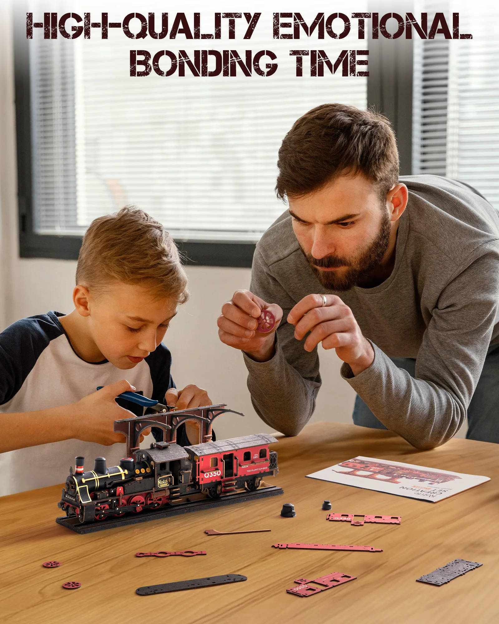 Robotime Kits de modelos de tr - Model Kit Locomotive reseña y precio