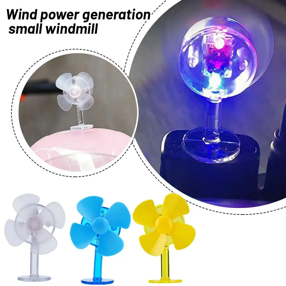 Electric Bike Motorcycle Decoration Wind Energy Luminous Bicycle Decoration Small Small Wind Plane Power Ornaments Car Plan A5H0