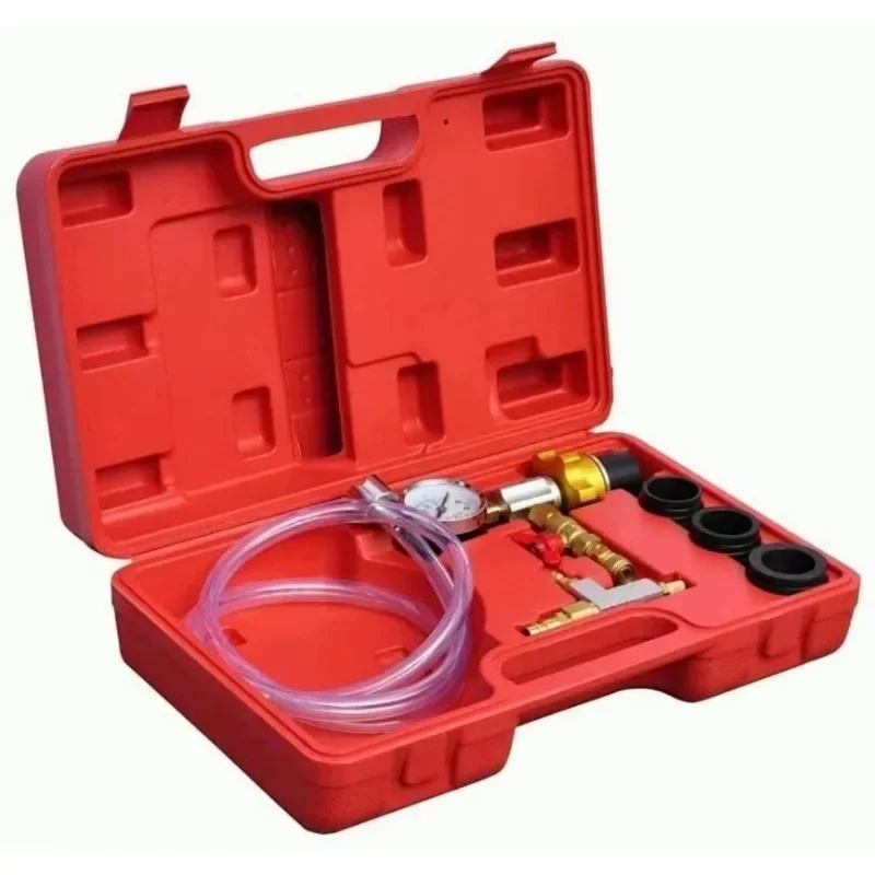 

Engine Cooling System Vacuum Purge & Refill Kit Set Automotive Water Tank Pneumatic Vacuum Antifreeze Change Filler Set