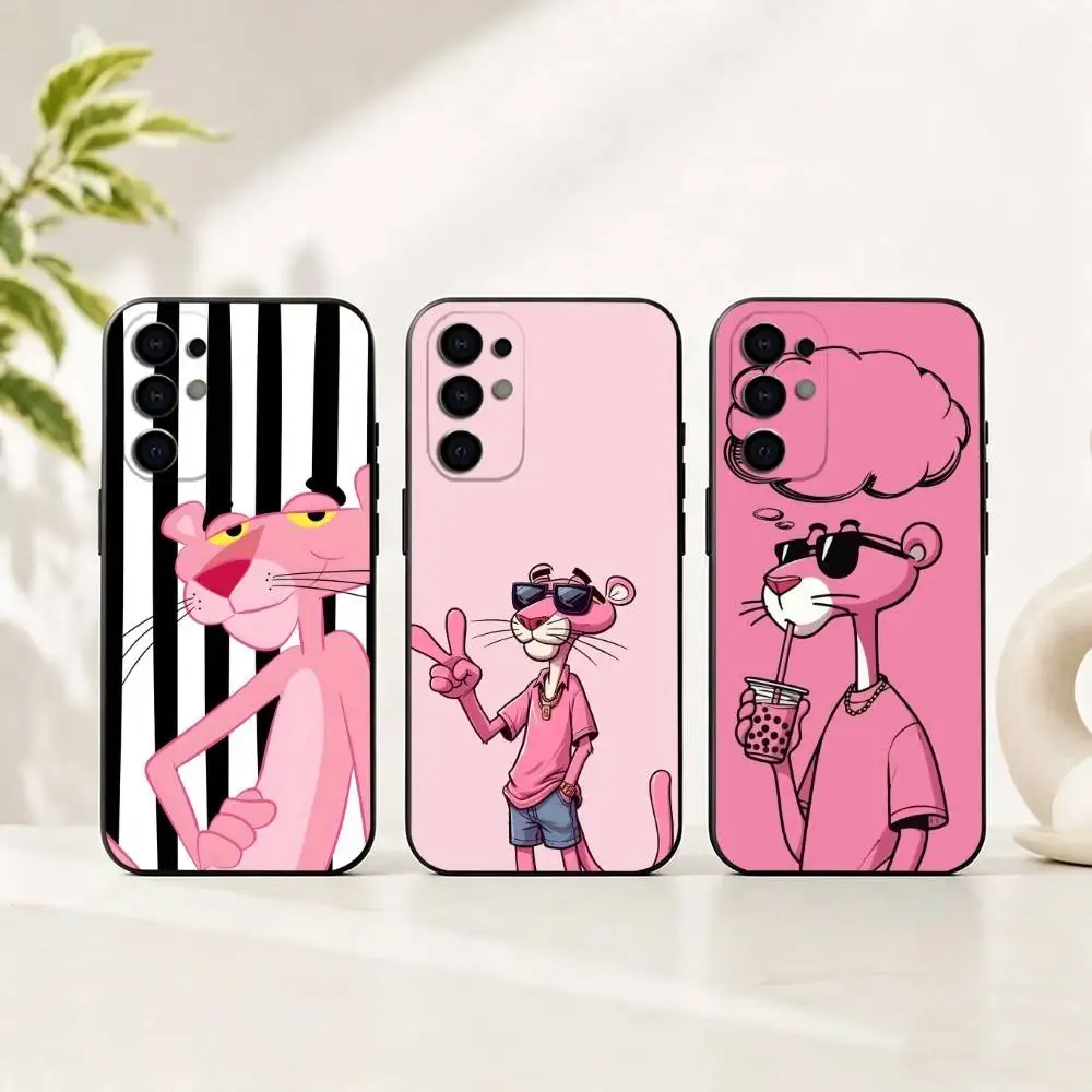 

Cartoon P-Pink Panthers-s Phone Case For Samsung S25,S24,S21,S22,S23,S30,Ultra,S20,Plus,Fe,Lite,Note,10,Black Cover