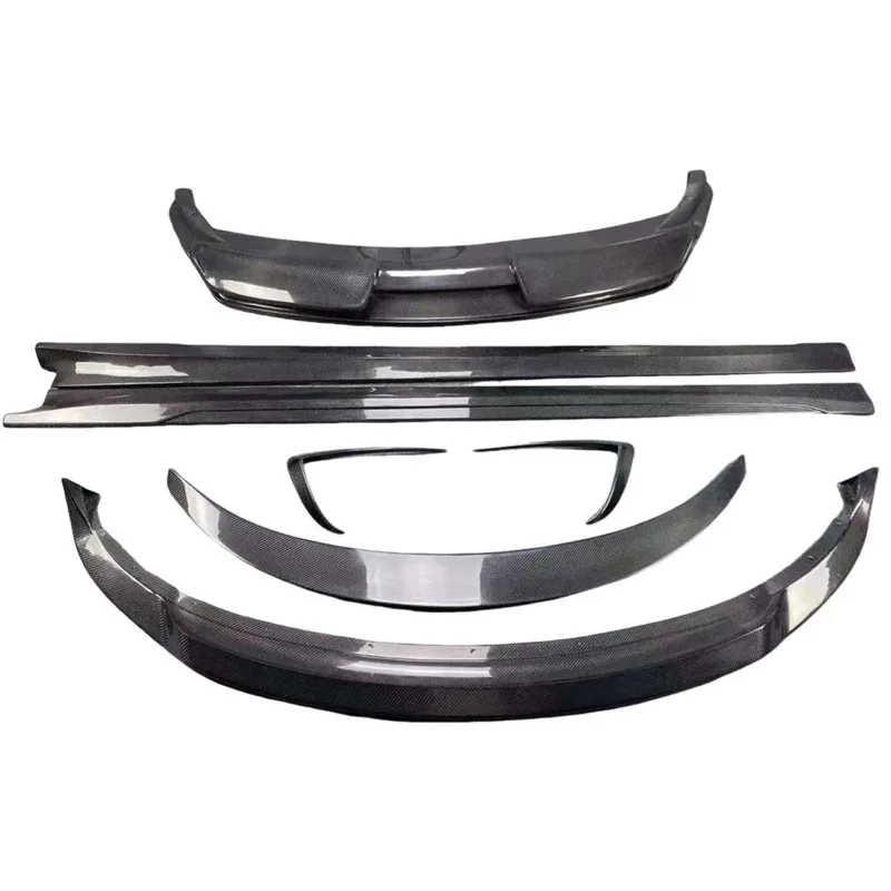 

Hot Sale for Model 3 ART Style Front Lip Rear Lip Side Skirts Spoiler Use High Quality Carbon Fiber Car Body Kits