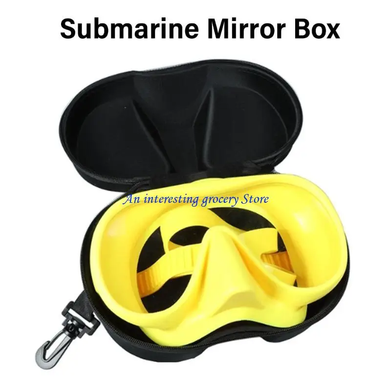 652D Diving Mask Case Water Proof Swimming Glasses Storage Box Glasses Protective Container Case Swimming Goggle Carrying Box