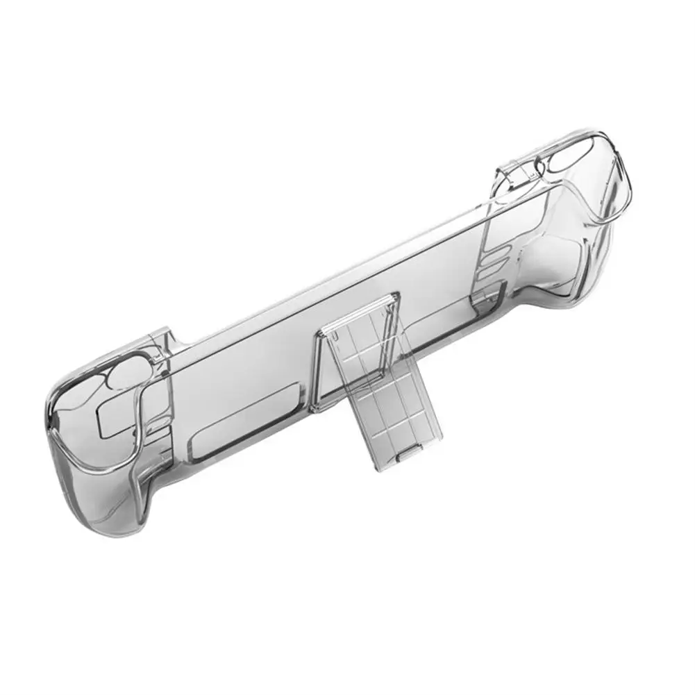 Casing Pelindung Keras untuk Steam Deck Cangkang Kristal Split Transparan dengan Stand untuk Konsol Game Steam Deck Aksesori Game