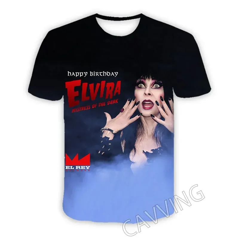 تي شيرتات مطبوعة ثلاثية الأبعاد من E-Elvira ، تيشيرتات هيب هوب ، توبات بأنماط harasha ، ملابس عصرية غير رسمية ، T01