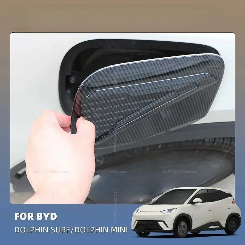 Für BYD Dolphin Surf/Dolphin Mini/Atto 1 2024 2025 2026 EV Ladeanschluss-Abdeckung Dekoration Schutz des Ladeanschlusses vor Kratzern – Detail 2