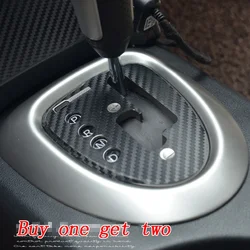 For Nissan Qashqai 2006-2015 J10 Interior Variable age wheel Panel 5D Carbon Fiber Stickers Decals Car styling Accessorie