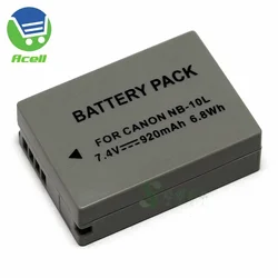 NB-10L Replace Battery for Canon PowerShot G1 X G3 X G15 G16 SX40 SX50 SX60 HS PowerShot G1X G3X SX40HS SX50HS SX60HS Camera