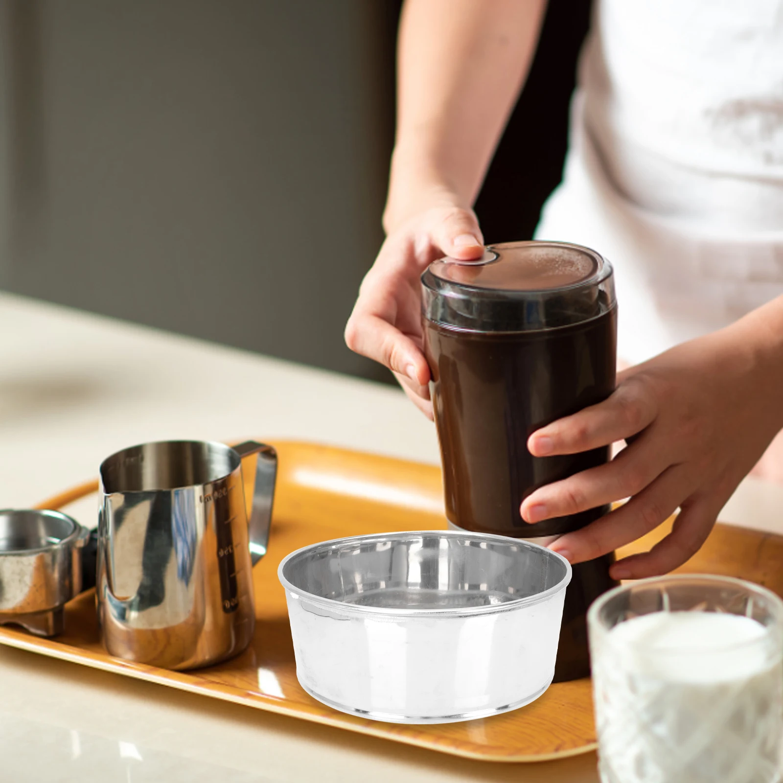 

1Set Beads Grading Sieve Round Hole Pearl Sieve Stainless Steel Jewelry Sorting Tool Stackable Sifting Jewelry Beads