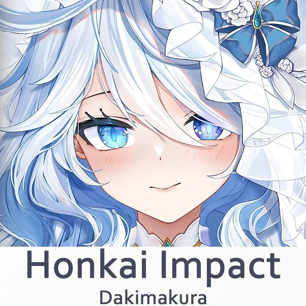 

Genshin Impact Furina De Fontaine Dakimakura 2WAY Hing Body Case Anime Pillow Cushion Cover