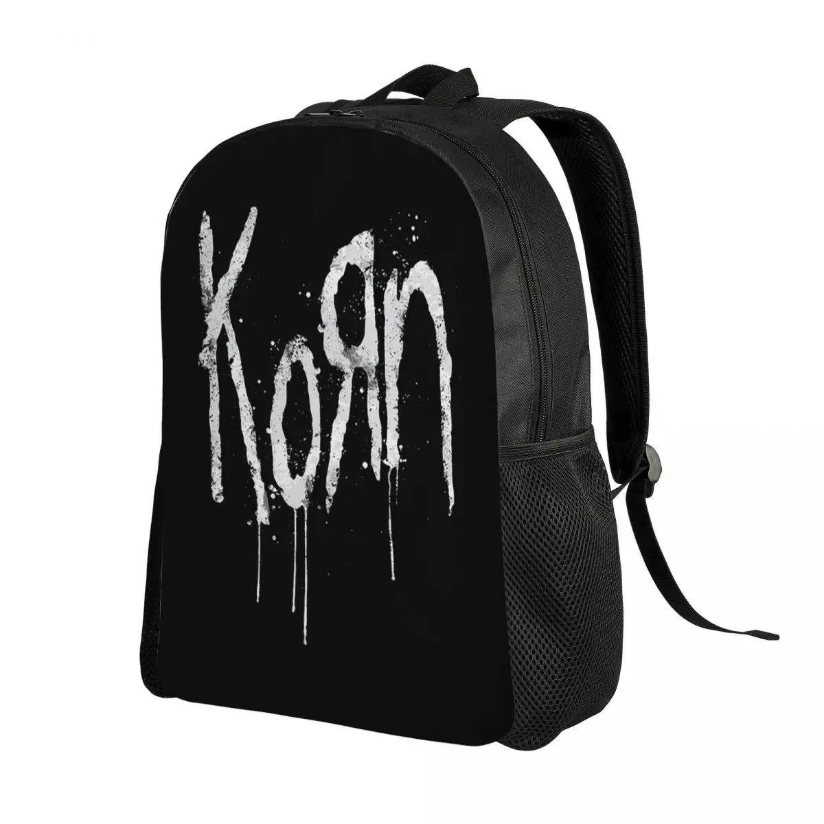 Korn Band Rock Metal Music Backpack Daypack Large Capacity Children BookBag School Bag Shoulder Bags for Men Women