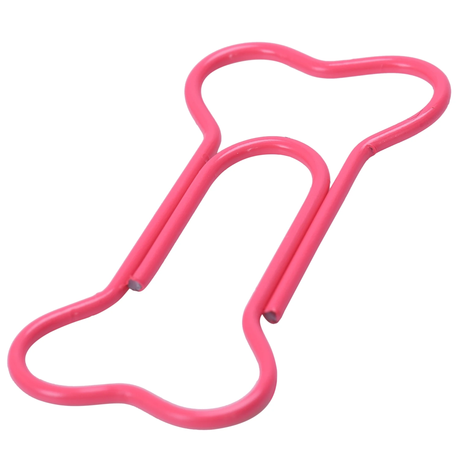 Metal Paper Clips 24 Pieces in PVC Box Bone