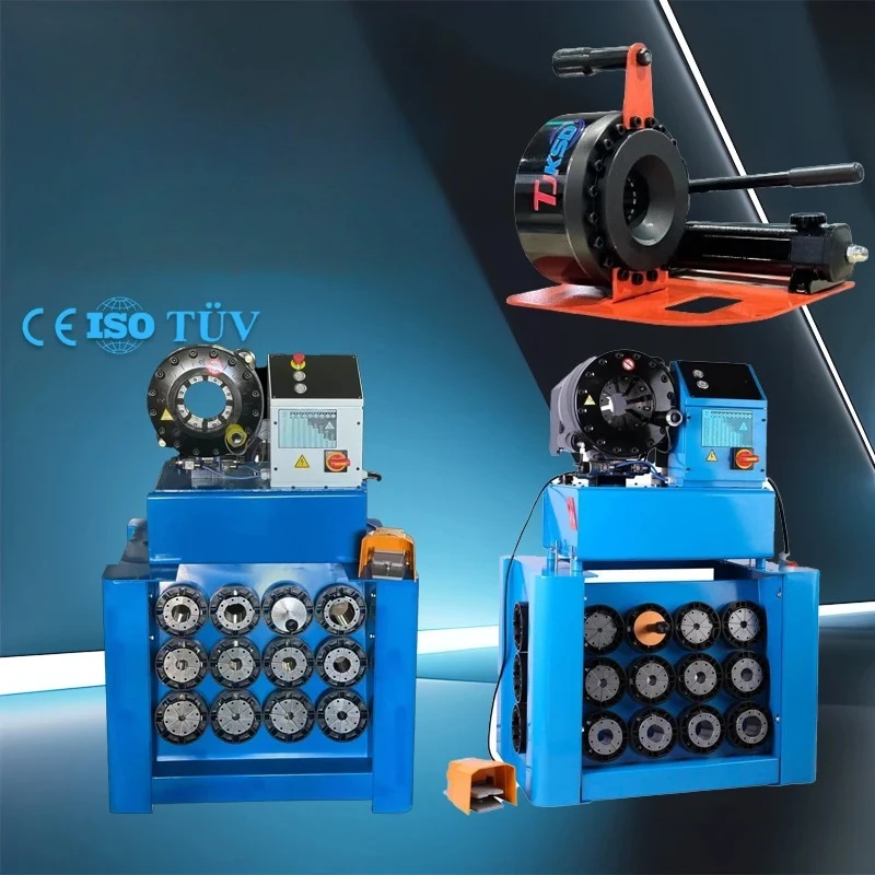 

CE ISO 1/4-2" 10-87mm P32 P20 P52 Hydraulic Pipe Hose Crimping Machine For Mobile Service Vehicle