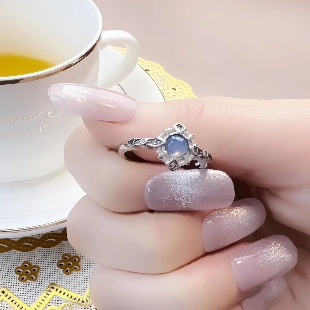 Ring Modern Vintage Love Fine Jewerly For Women 2022 Summer Brand New Gift In 925 Sterling Silver