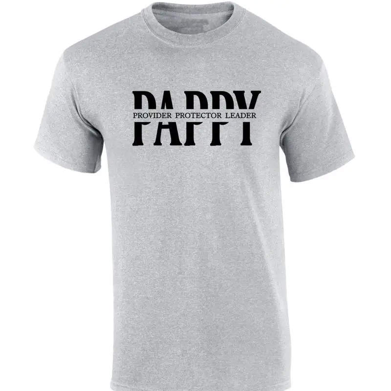 

Mens Sport Grey Father's Day Provider Protector Leader Short Sleeve Thoughtful T shirt