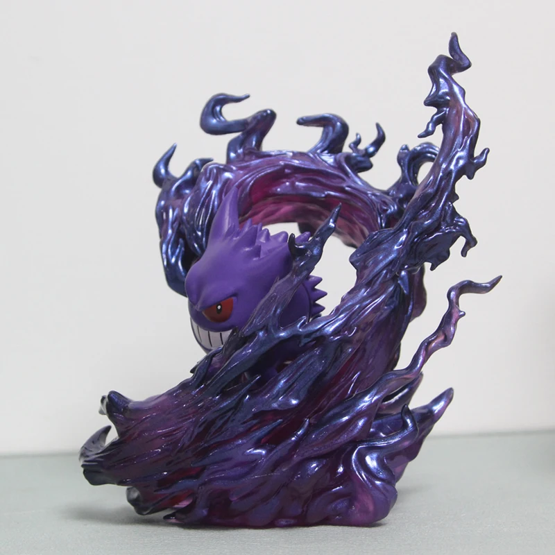Pokemon Gengar Anime Figure Sun Snorlax Ghost Claw Action Figurine 18cm Pvc Statue Model Desk Decoration Collection Toy Kid Gift image 3